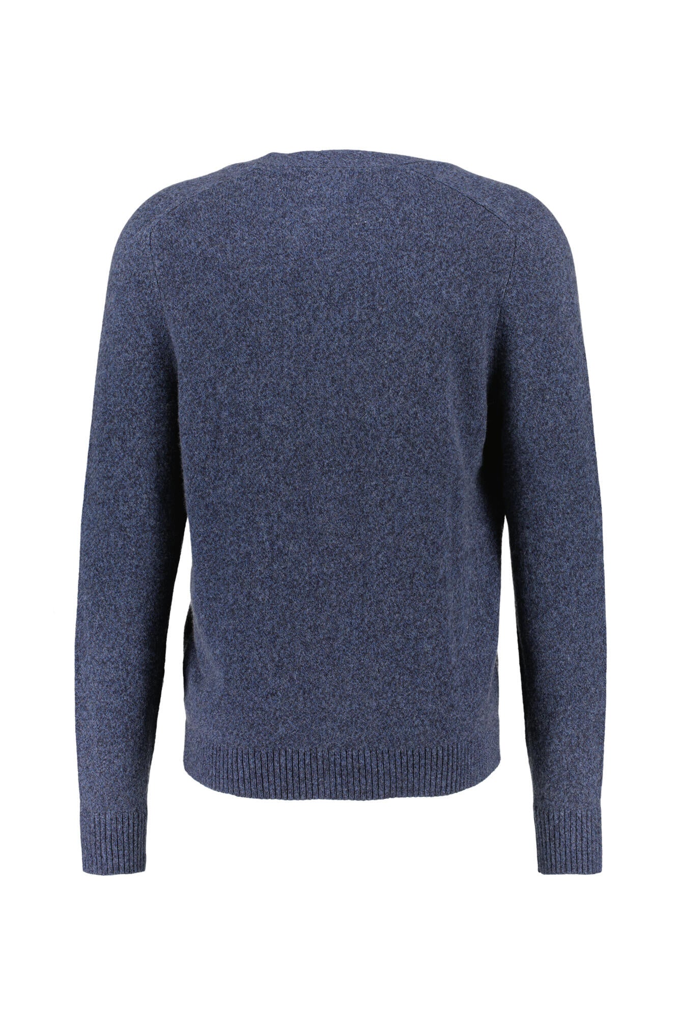 Strickcardigan aus Wollmix - 480-DARK NAVY MELANGE - Blau