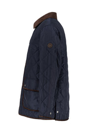 Fleecejacke gesteppt - 433-EVENING BLUE - Blau