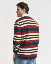 Sweatshirt mit Polokragen - 374-TARTAN GREEN - Creme