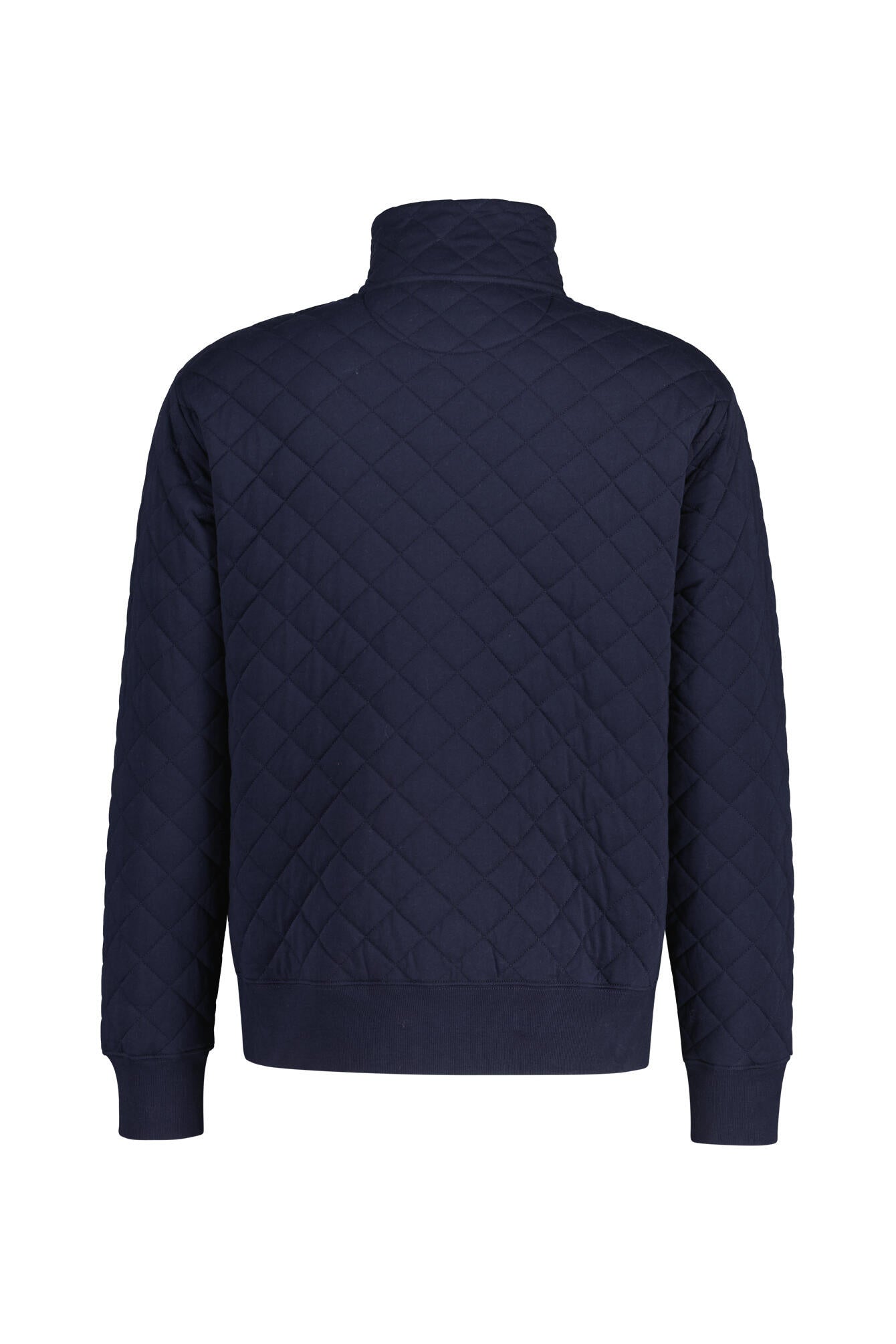 Sweatshirt mit Troyerkragen - 433-EVENING BLUE - Blau