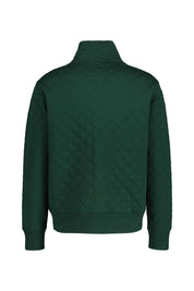 Sweatshirtjacke aus Baumwollmix - 374-TARTAN GREEN - Grün