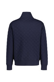 Sweatshirtjacke aus Baumwollmix - 433-EVENING BLUE - Blau