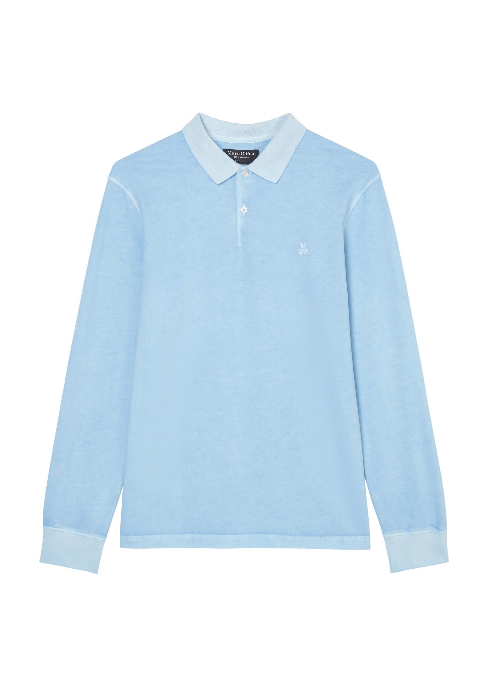 Langarm-Poloshirt - 832-blue heron - Blau