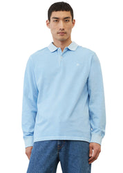 Langarm-Poloshirt - 832-blue heron - Blau