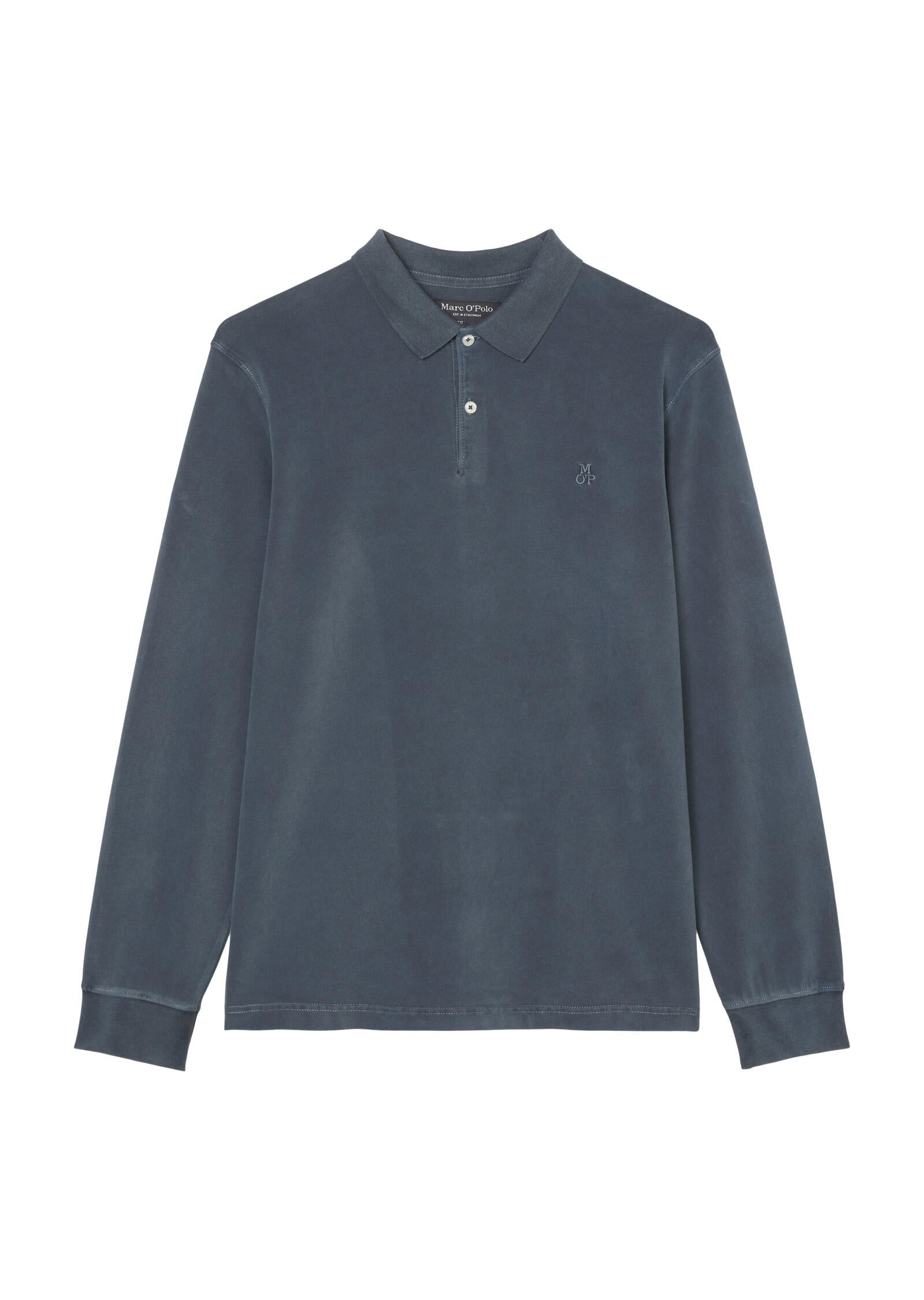 Langarm-Poloshirt - 898-dark navy - Blau