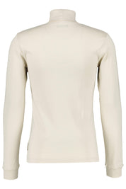 Rollkragenpullover - 707-gray silk - Beige