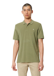 Poloshirt aus Baumwolle - 465-olive - Grün