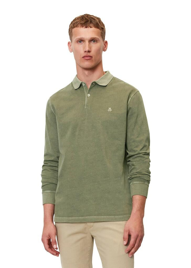 Sweatshirt mit Polokragen - 465-olive - Grün