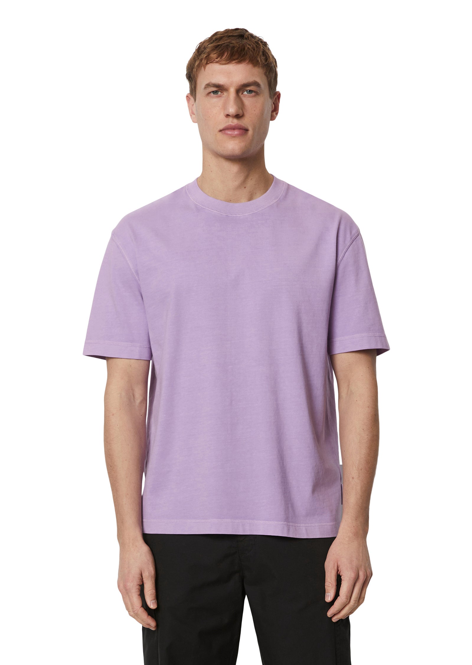 Oversized T-Shirt aus Heavy-Cotton - 627-lilac lust - Violett