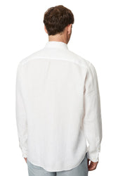 Leinenhemd Regular Fit - 100-white - Weiß