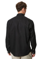 Leinenhemd Regular Fit - 990-black - Schwarz