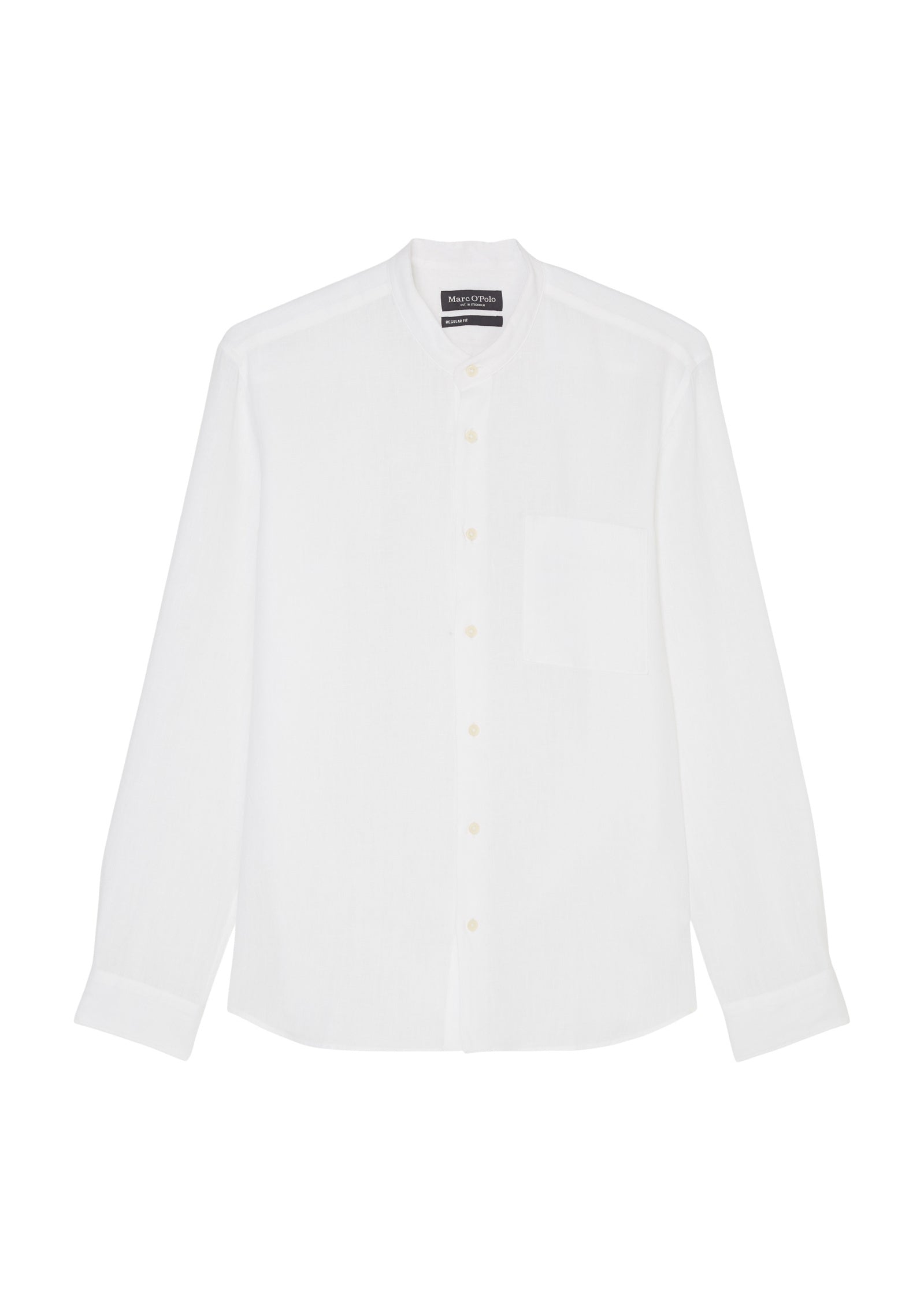 Leinenhemd Regular Fit - 100-white - Weiß