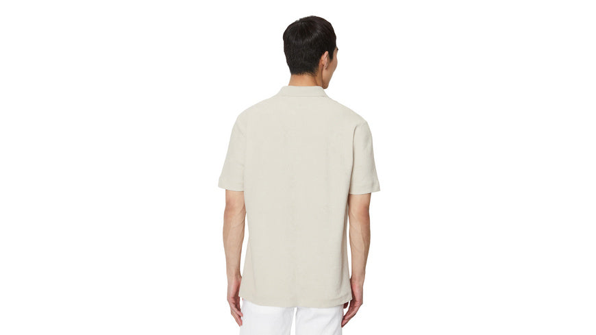 Poloshirt aus Frottee - 161-puritan - Beige