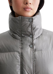 Daunenjacke mit Stehkragen - 912-basalt grey - Grau