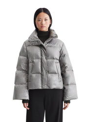 Daunenjacke mit Stehkragen - 912-basalt grey - Grau