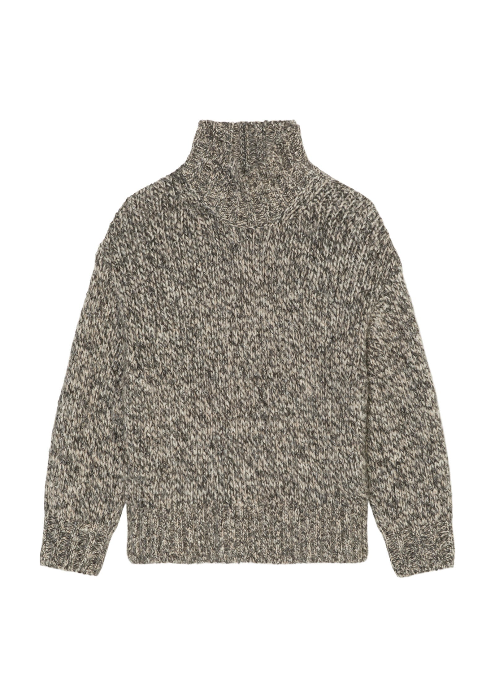 Melierter Strickpullover Loose Fit - H23-multi/shaded brown melange - Braun