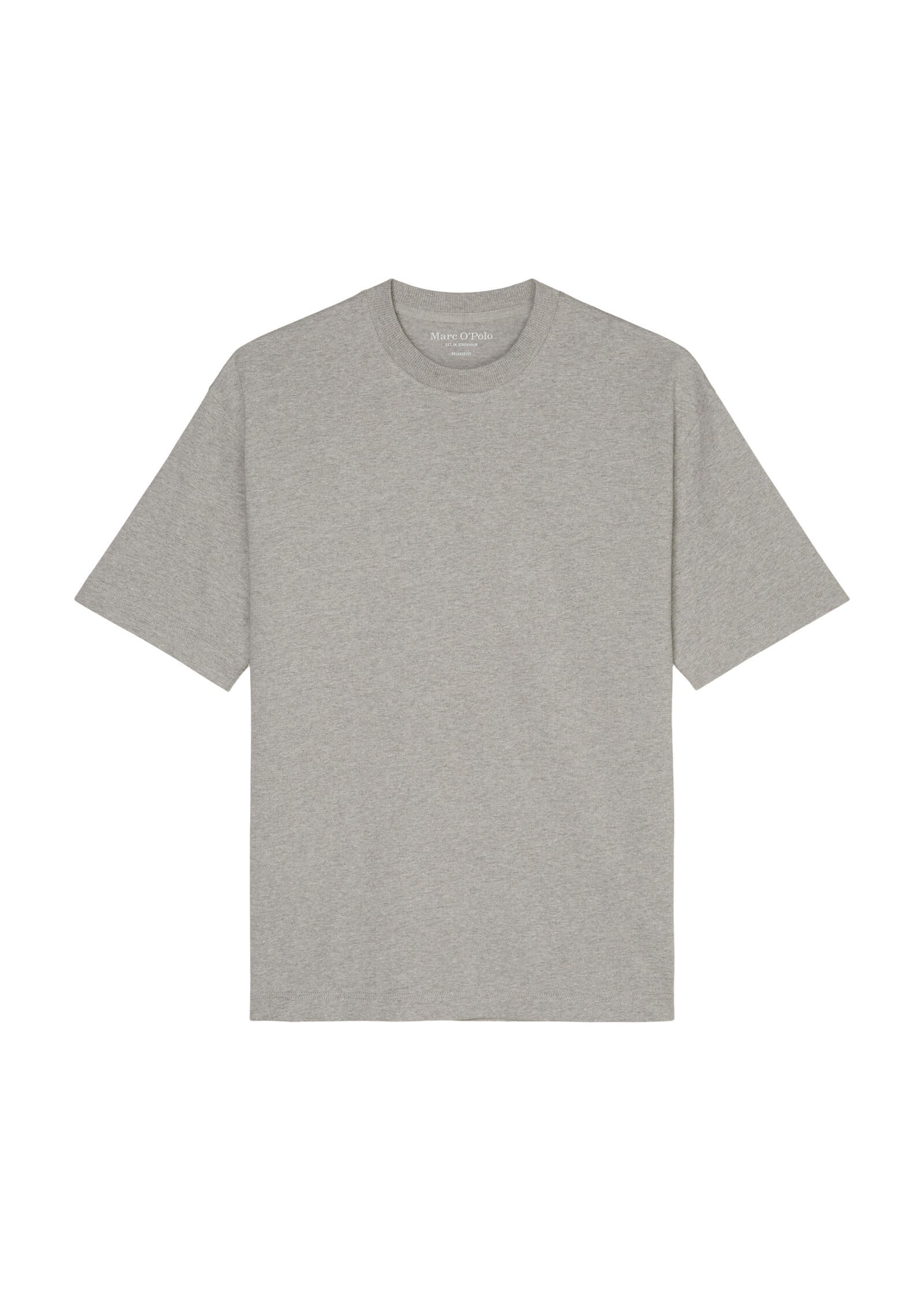 T-Shirt Relaxed Fit - 933-mid grey mélange - Grau