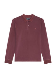 Poloshirt mit langen Ärmeln - 349-wine berry - Rot