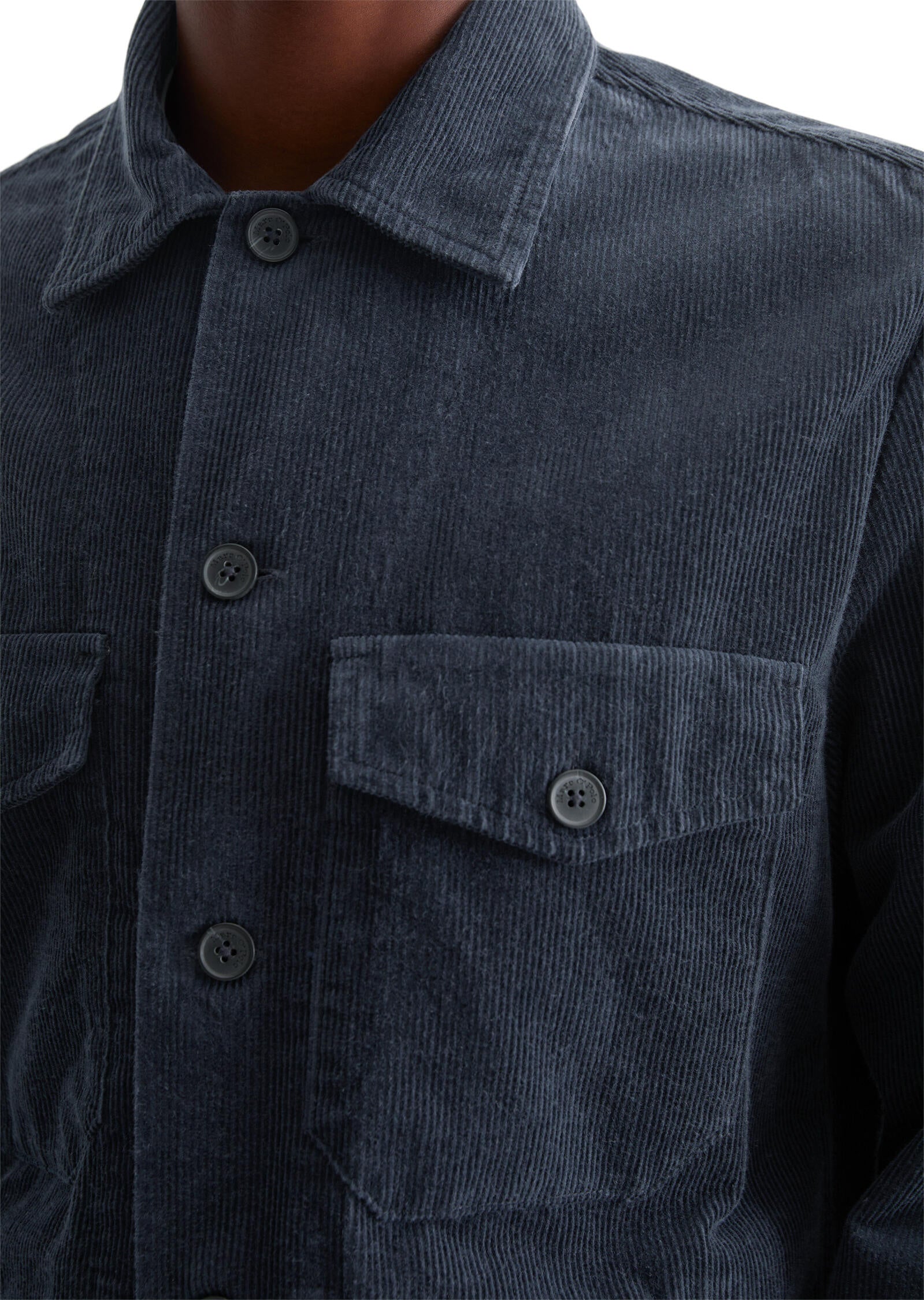 Cord-Overshirt - 898-dark navy - Blau