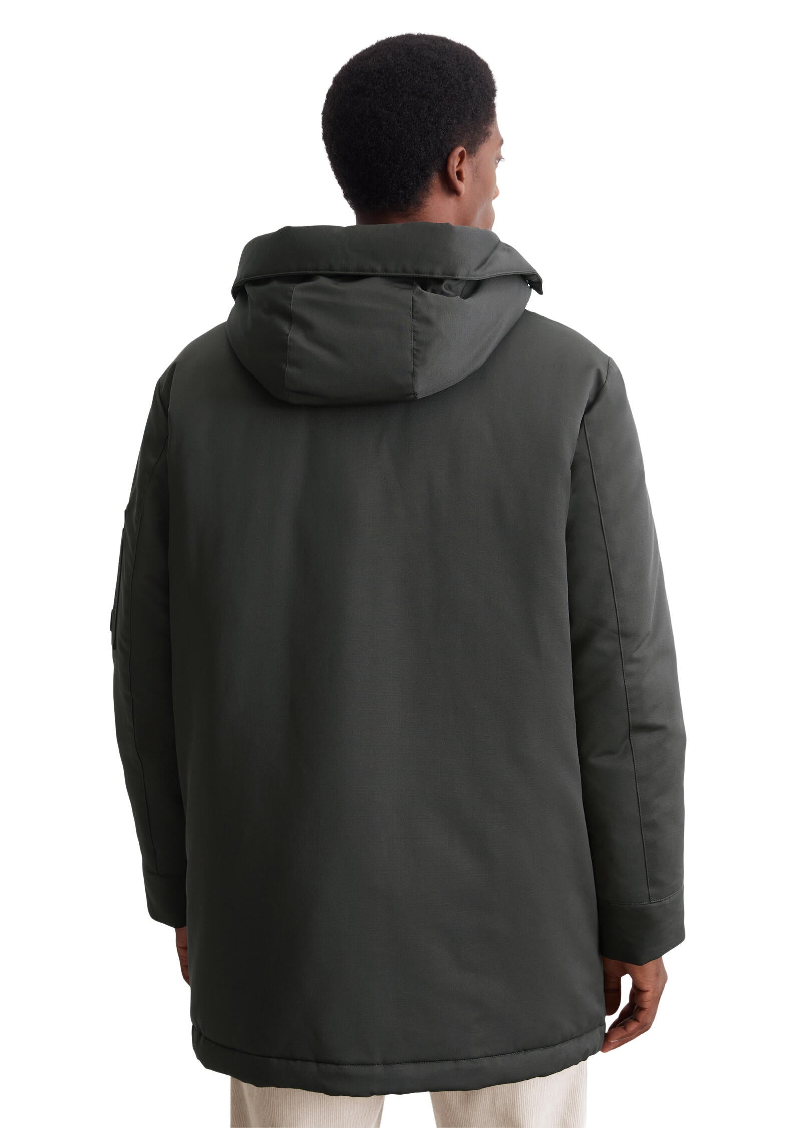 Steppparka mit Kapuze - 985-broken graphite - Grau