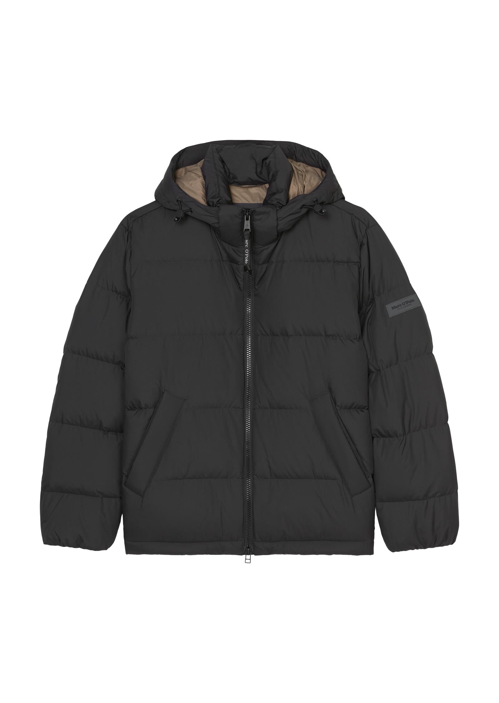 Daunenjacke mit abnehmbarer Kapuze - 990-black - Schwarz