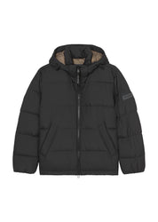 Daunenjacke mit abnehmbarer Kapuze - 990-black - Schwarz