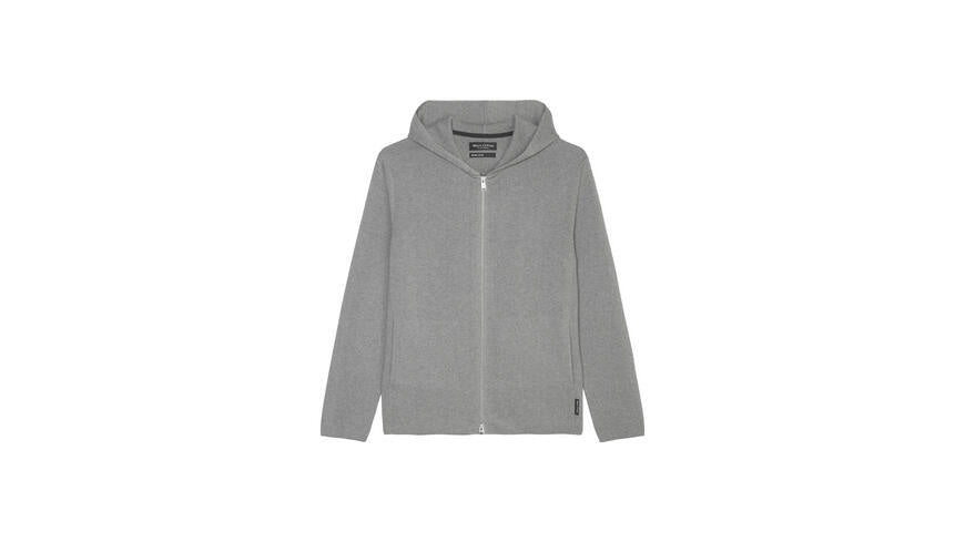 Strickjacke aus Baumwolle - 936-grey melange - Grau