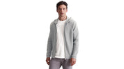 Strickjacke aus Baumwolle - 936-grey melange - Grau