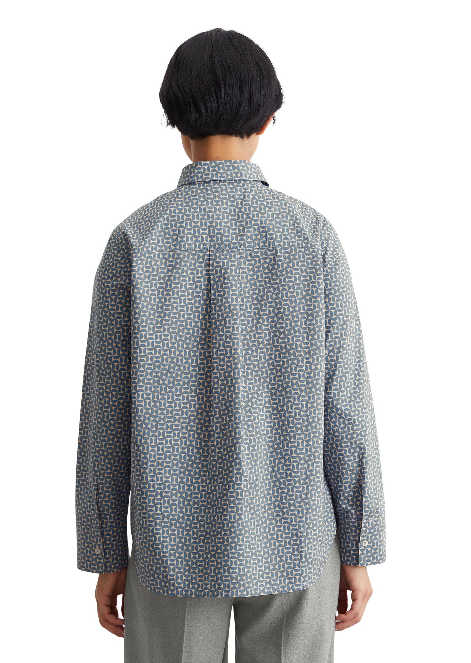 Kurzärmeliges Hemd - K18-multi - Blau