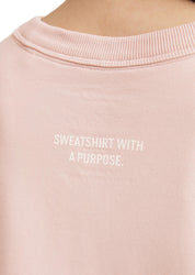 Sweatshirt aus Baumwollmix - 601-dusty rose - Rosa