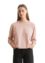 Sweatshirt aus Baumwollmix - 601-dusty rose - Rosa