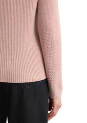 Strickpullover mit V-Ausschnitt - 601-dusty rose - Rosa