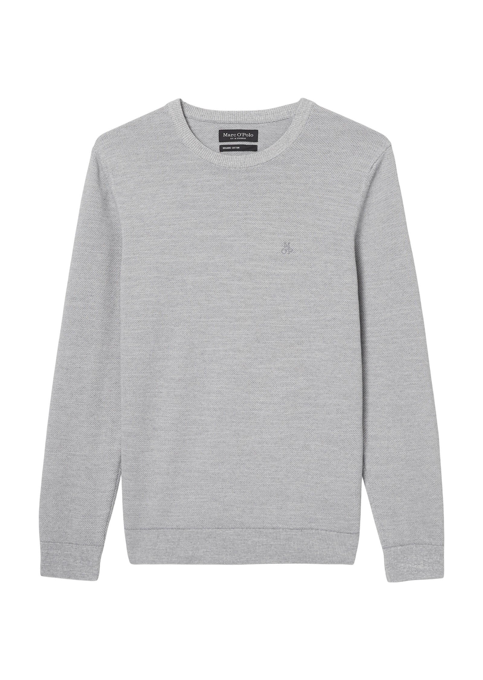 Sweatshirt aus Baumwolle - 907-silver gray melange - Grau