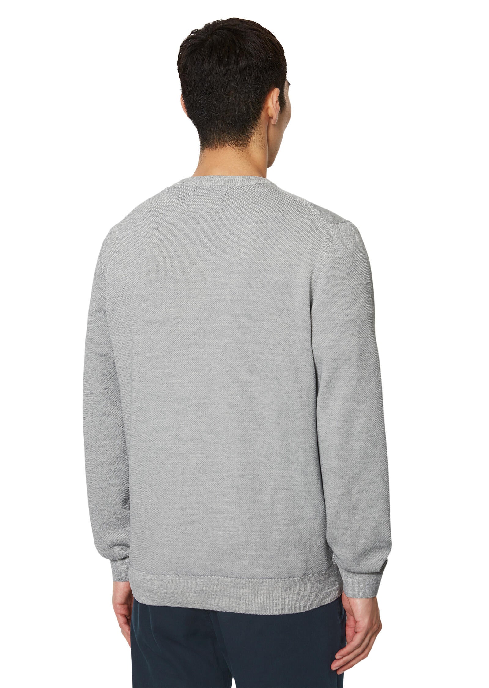 Sweatshirt aus Baumwolle - 907-silver gray melange - Grau