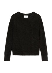 Bouclé-Pullover aus Schurwollmix - 990-black - Schwarz