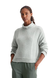 Strickpullover Oversized - 405-frozen mint - Grau