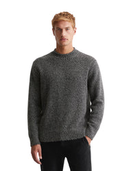 Strickpullover aus Wolle - 969-graphite grey melange - Grau