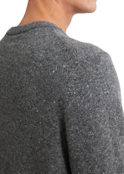 Strickpullover aus Wollmix - 969-graphite grey melange - Grau