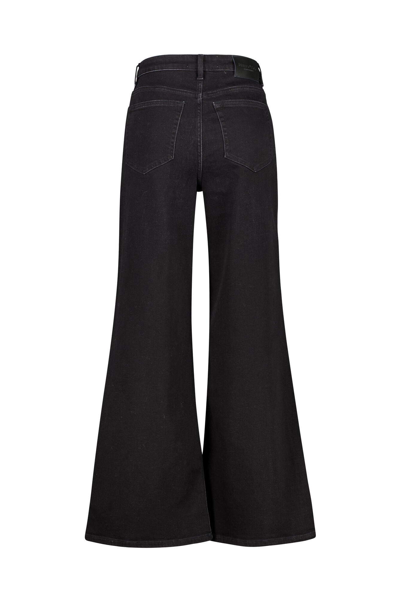 Wide Leg High Waist Jeans - 003-Comfort black wash - Schwarz