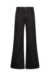 Wide Leg High Waist Jeans - 003-Comfort black wash - Schwarz