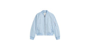 Blouson mit Stehkragen - 803-smooth sky - Blau