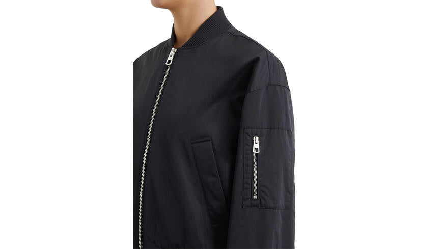 Blouson mit Stehkragen - 888-deep night blue - Blau