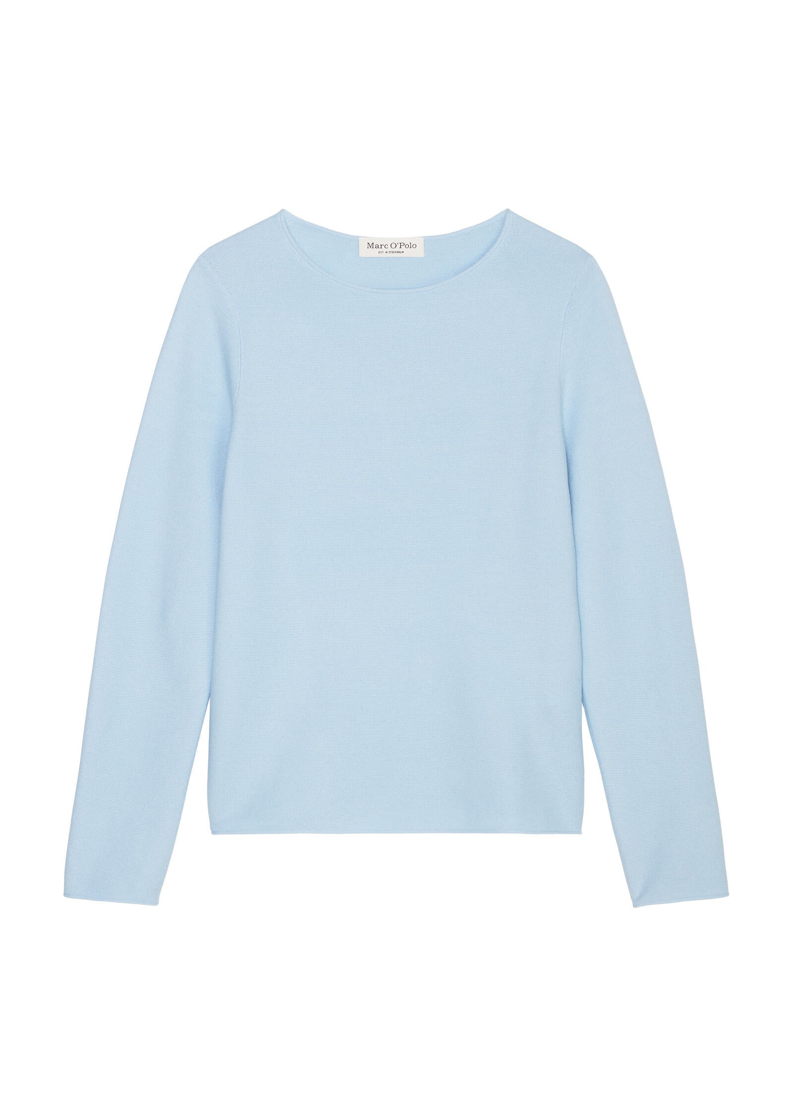 Strickpullover slim - 803-smooth sky - Blau