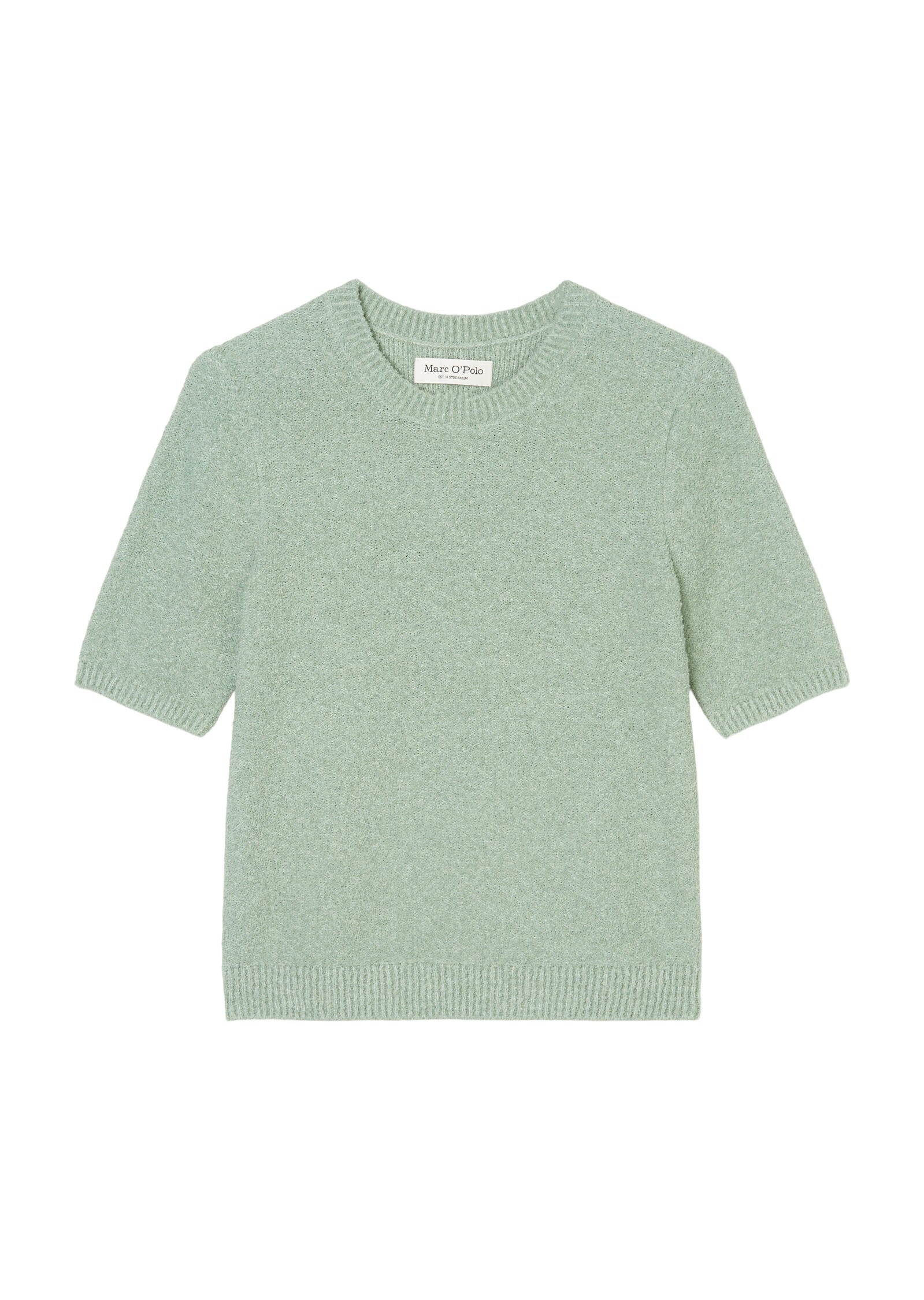 Bouclé-Pullover - 460-dusty mint - Grün