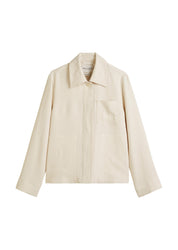 Leinenovershirt Regular Fit - 165-natural cotton - Beige
