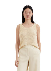 Stricktop Regular Fit aus Baumwolle - 170-raw cotton - Beige