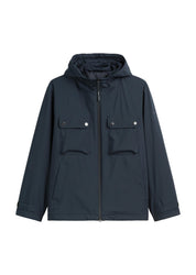 Funktionsjacke mit abnehmbarer Kapuze - 898-dark navy - Blau