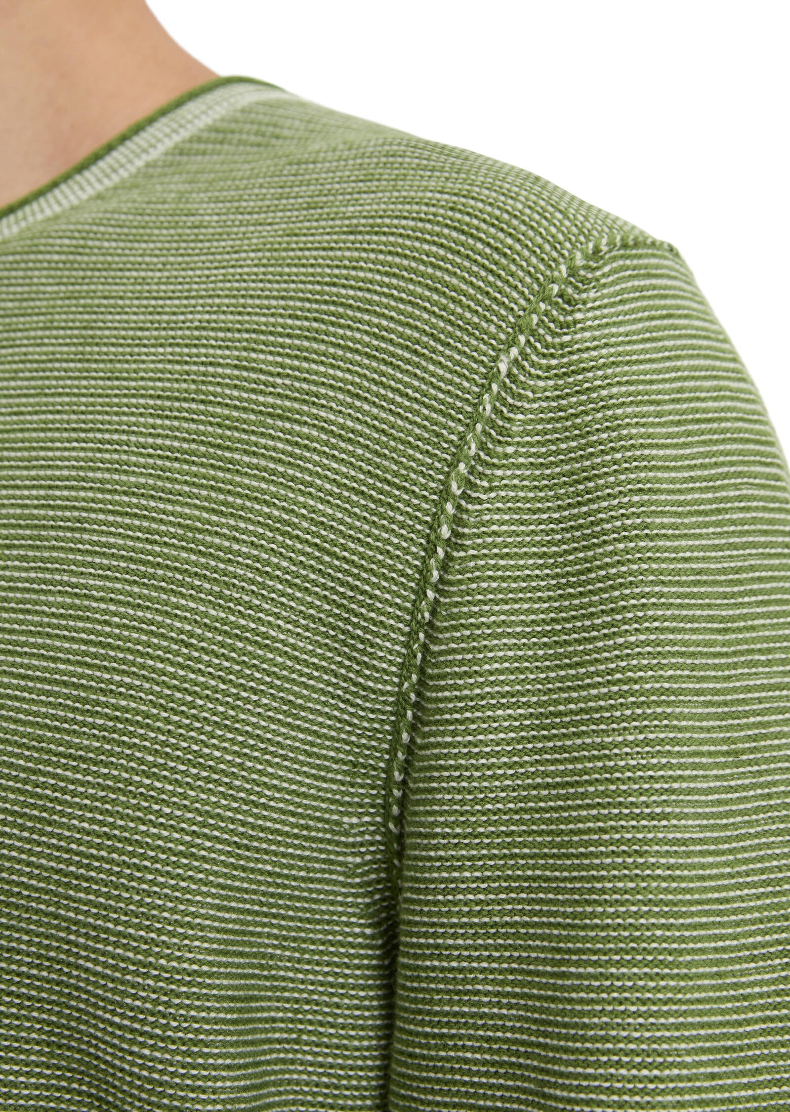 Strickpullover aus Baumwollmix - 421-spring fern - Grün