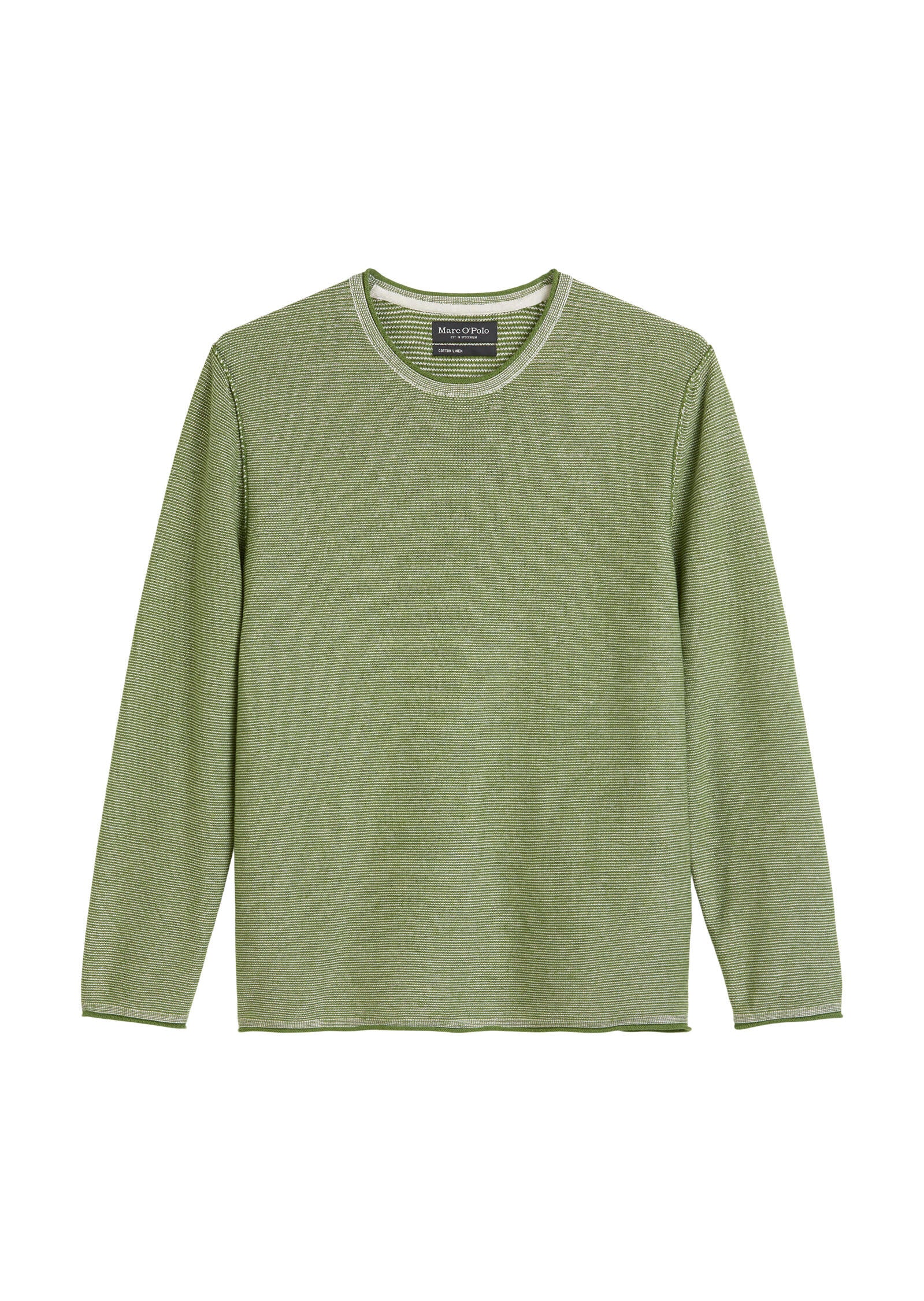 Strickpullover aus Baumwollmix - 421-spring fern - Grün