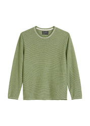 Strickpullover aus Baumwollmix - 421-spring fern - Grün